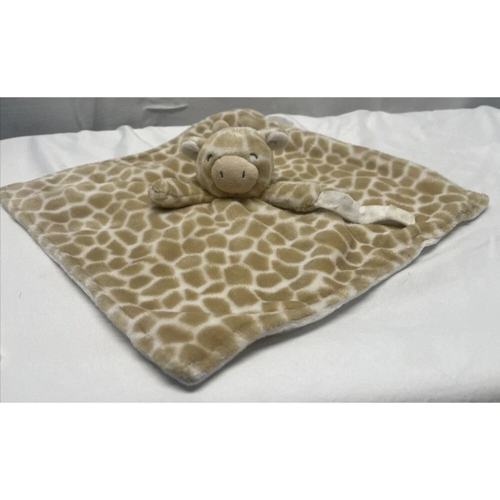 Carters Giraffe Lovey Security Blanket Pacifier Holder Plush Baby Toy Stuffed